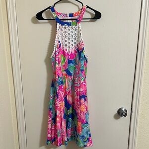 EUC Lilly Pulitzer Tropical Halter Neck Dress